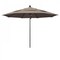 California Umbrella 11' Black Aluminum Market Patio Umbrella, Sunbrella Taupe 194061333433 - alternate 1